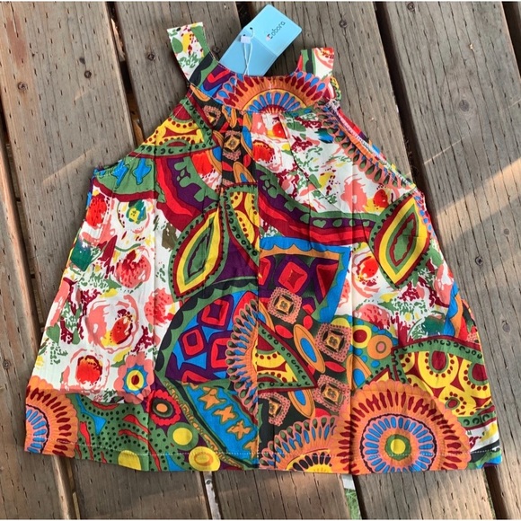 PAISLEY PRINTED SUNDRESS SIZE 2T - Picture 3 of 8